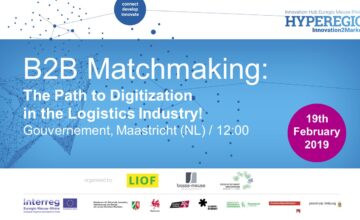 Flyer über ein Networking Event im Bereich Smart Logistik