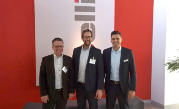 Gruppenbild mit Hans Rauwolf, Christian Maasem und Dries Gut